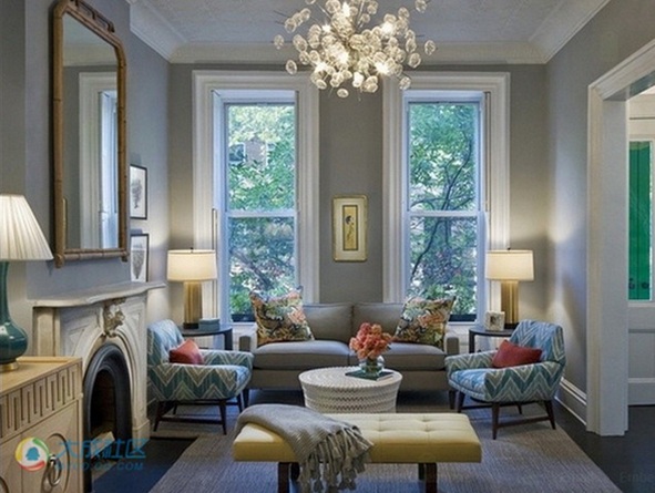DECORACIÓN DE SALAS CON LÁMPARAS COLGANTES by artesydisenos.blogspot.com