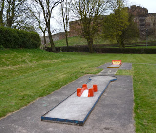 Crazy Golf course at Bitts Park in Carlisle