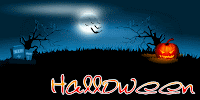 email card on halloween