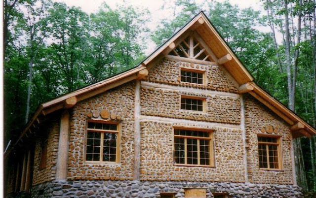 Дом, построенный методом кордвуд