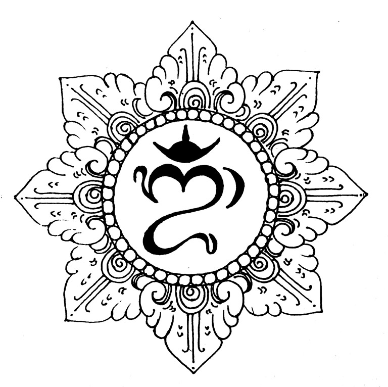 Gens Beaux Simbol Ongkara dalam agama  Hindu  Bali