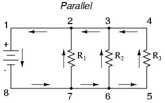 a parallel circuit diagram  | 500 x 307