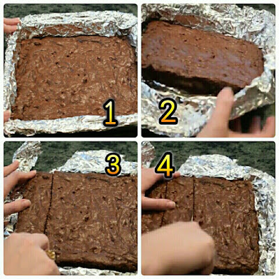 Cara Buat Brownies Milo Kedut Yang Amat Mudah Sukatan 