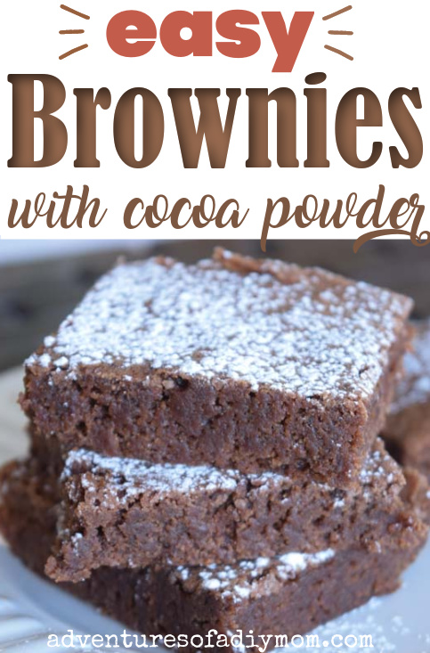Easy Cocoa Powder Brownies (No Chocolate Required!) - Easy Peasy