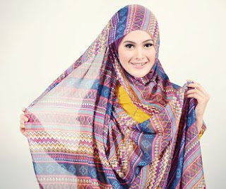 cara memakai jilbab pashmina