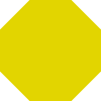 Yellow octagon