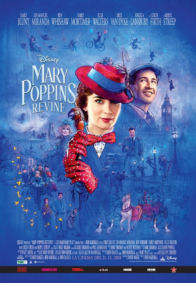 Mary Poppins revine (Film comedie muzical 2018) Mary Poppins Returns Trailer și detalii