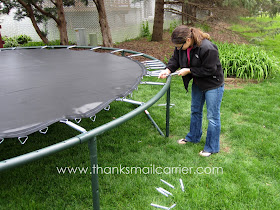 trampoline spring assembly