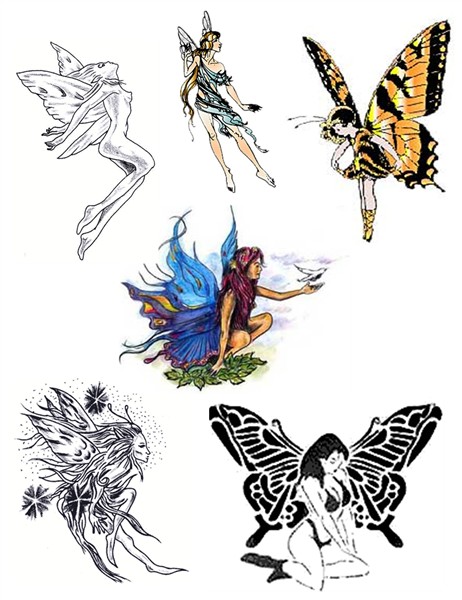 Fairy tattoos are quite a popular choice for women although they are chosen