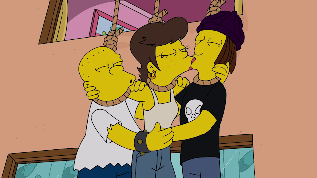 The Omen parody in Treehouse of Horror XXX