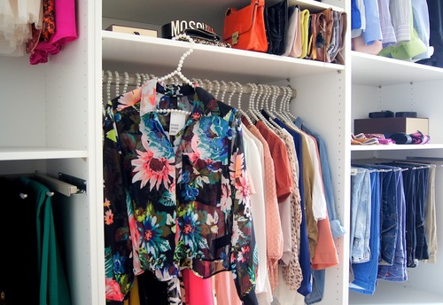 como organizar o closet