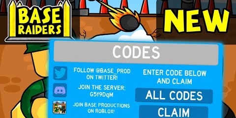 Base Raiders Codes Latest 2020 Mekustech - codes for thick legends roblox 2020
