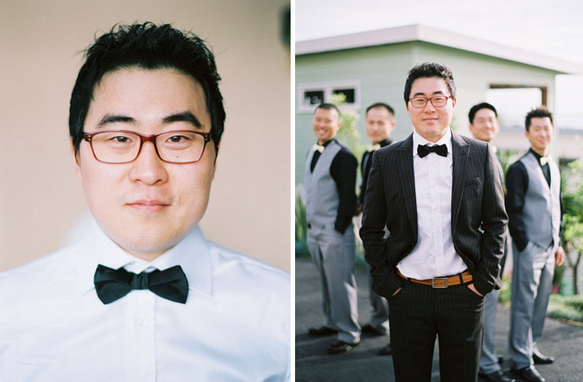 groom bow tie
