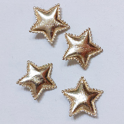 Gold star clips