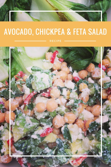 Avocado, Chickpea & Feta Salad Recipe