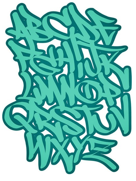 abecedario graffiti