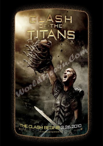Poster Of Clash of the Titans (2010) In Hindi English Dual Audio 300MB Compressed Small Size Pc Movie Free Download Only At worldfree4u.com