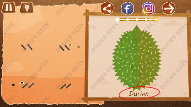 Chigiri: Paper Puzzle Novice Level 2 (Durian) Solution, Walkthrough, Cheats