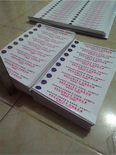 sticker label digital printing padang