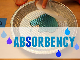 Preschool Science- Test the Absorbency of toilet paper