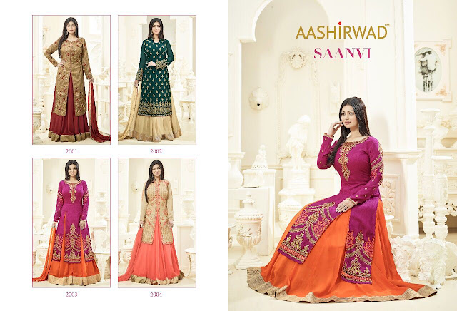 Buy Online Saanvi Vol-1 by Aashirwad Creation Full Catalog at Wholesale Price