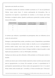 Sequência Didática Matemática 3º ano 1º Bimestre – Alinhada à BNCC