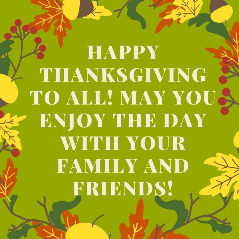 Happy Thanksgiving Wishes, Messages, Quotes, Blessings