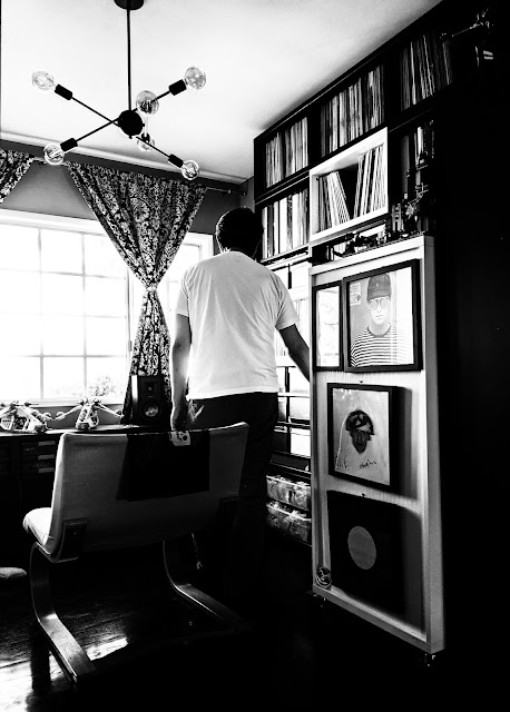 man cave living with records and music man cave living
