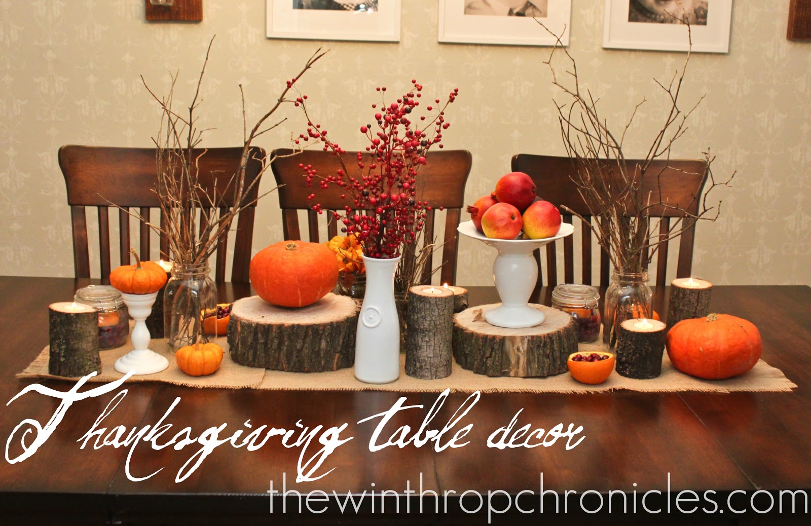 the winthrop chronicles: thanksgiving table decor