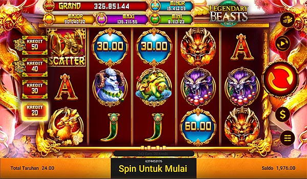 Main Gratis Slot Indonesia - Legendary Beasts Saga Spadegaming