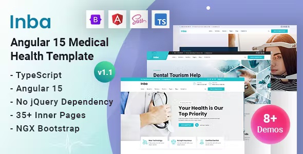 Best Angular 15 Medical Healthcare Template