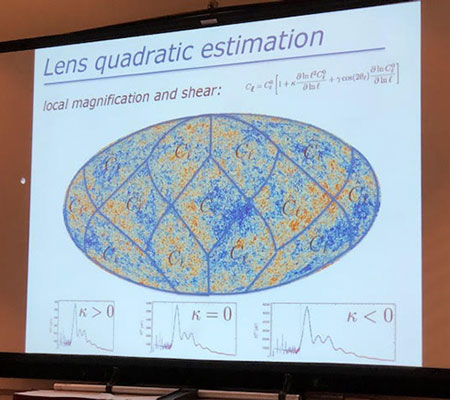 Planck analysis of CMB considers effects of gravitational lensing(Source: COSPAR/Planck Collaboration)