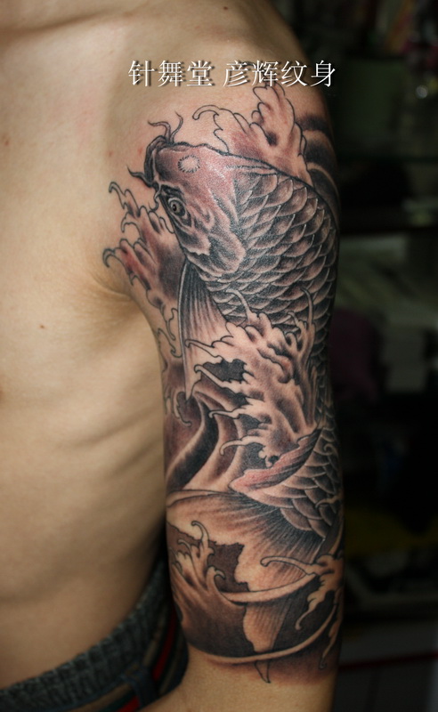 phoenix tattoos koi fish for men arm