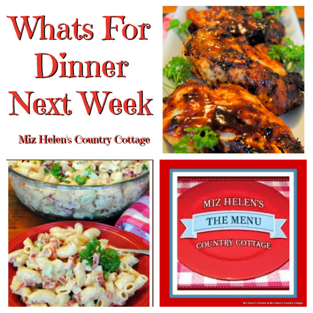 Whats For Dinner Next Week, 7-13-25