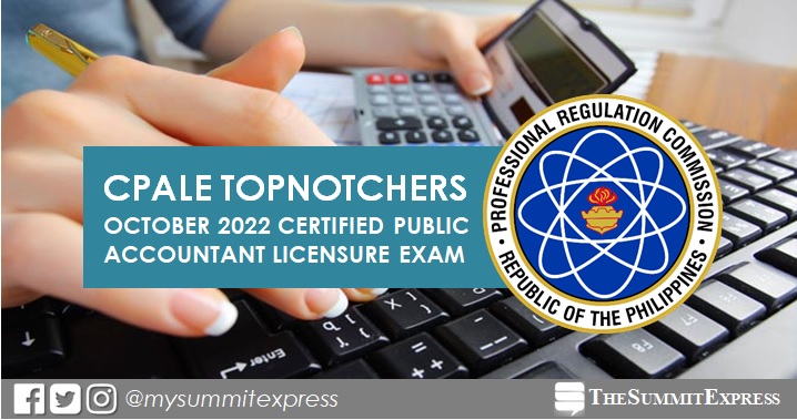 CPALE RESULT: October 2022 Accountancy board exam top 10 passers