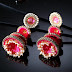 Colorful jhumkaa earrings