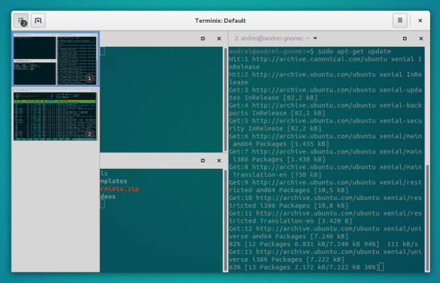 Como instalar o emulador de terminal Terminix/Tilix no Ubuntu e seus derivados