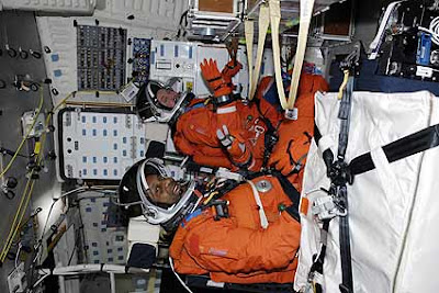 Mission Specialists Mike Foreman and Robert L. Satcher Jr.