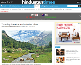 BE ON THE ROAD Mentioned in Hindustan Times