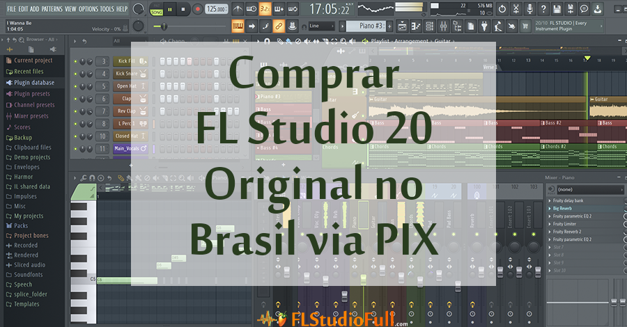 Comprar FL Studio 20 Original no Brasil via PIX