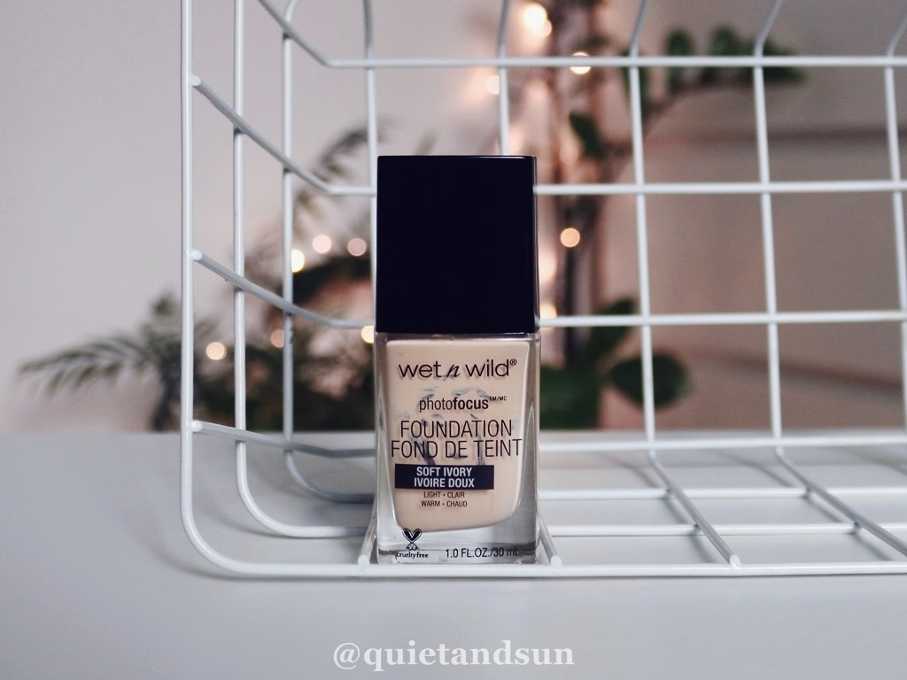 Wet n Wild Photofocus Foundation review