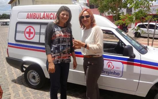 Prefeitura de Brejinho entrega mais uma ambulância para a população Brejinhense.