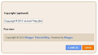 Widget Attribution, Power By Blogger, Cara menambahkan Link blog di dalam widget Attribution