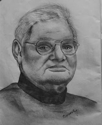 Former PM Atal Bihari Vajpayee. (Sketch by Sucharita Roy)