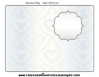 Silver  Free Printable Labels. 