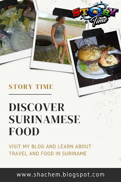 "Story Time Surinamese blogger promo flyer"