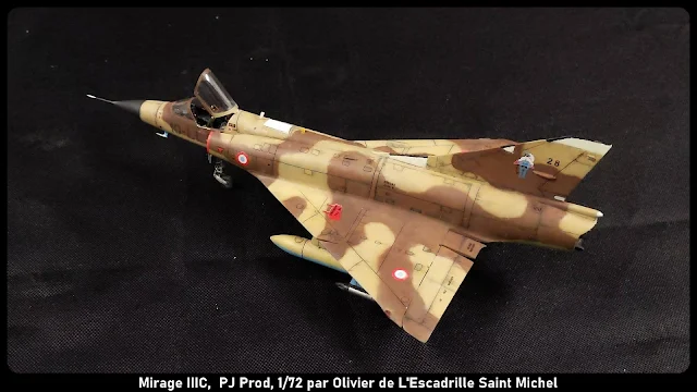 Mirage IIIC livrée Djibouti de PJ Production au 1/72