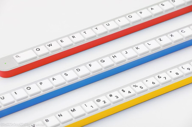 Google Japan Unveils an Unusual Long Computer Keyboard 1.65 Meters