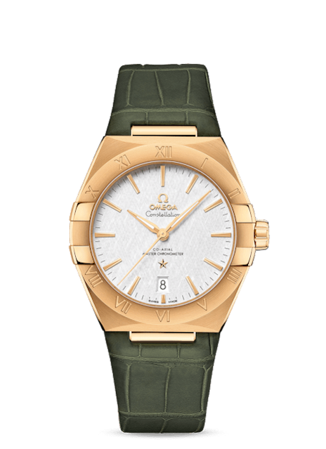 Omega Constellation Master Chronometer 39 мм золотой корпус Реплика часов