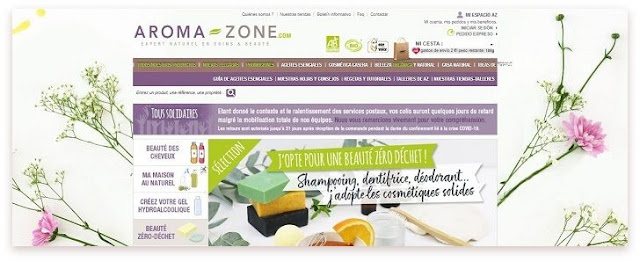aroma-zone tienda de ingredientes cosmeticos